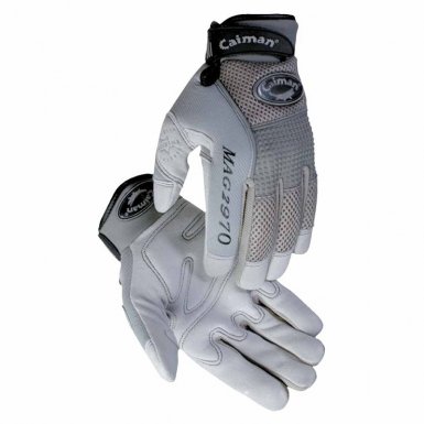 Caiman 2970-XS Gray Deerskin Leather Gloves