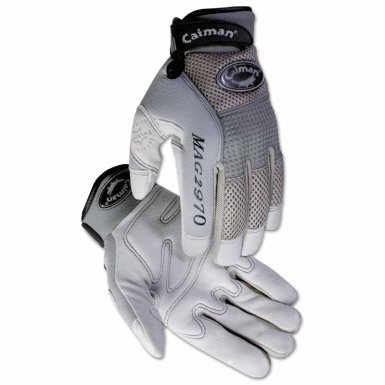 Caiman 2970-XL M.A.G. Gray Deerskin Mechanics Gloves