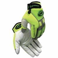 Caiman 2980-L White Goat Grain Leather Multi-Activity Gloves