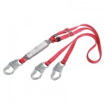 Capital Safety 1342250 Protecta PRO Pack Adjustable 100% Tie-Off Shock Absorbing Lanyards