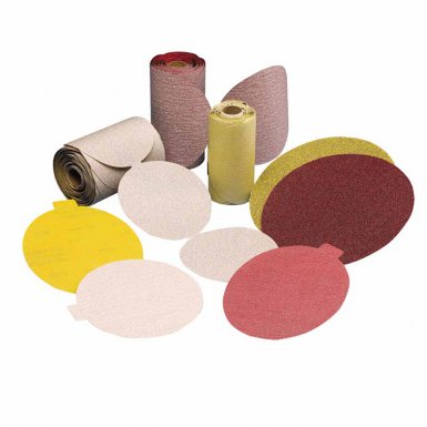 Carborundum 5539518165 Premier Red Aluminum Oxide Dri-Lube Paper Discs