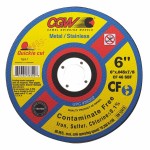 CGW Abrasives 35515 Quickie Cut Contaminate Free Cut-Off Wheels