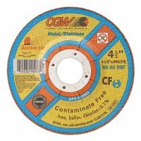 CGW Abrasives 45003 Quickie Cut Contaminate Free Cut-Off Wheels