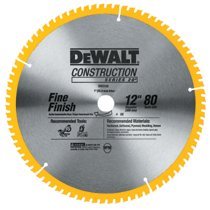 DeWalt DW3128 Construction Miter/Table Saw Blades