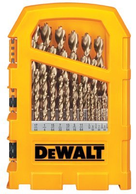 DeWalt DW1969 Pilot Point 29-Piece Gold Ferrous Oxide Drill Bit Sets