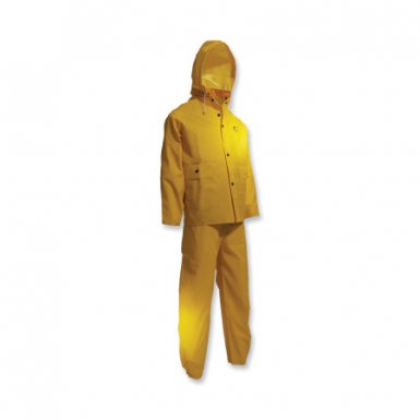 Dunlop Protective Footwear 7651500.2X ONGUARD Sitex 3-Pc Rain Suits with Detachable Hood Jacket/Bib Overalls