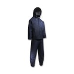 Dunlop Protective Footwear 7659900.2X ONGUARD Sitex 3-Pc Rain Suits with Detachable Hood Jacket/Bib Overalls