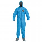 DuPont PB122SBU2X002500 Proshield 10 Coveralls Blue with Attached Hood and Boots