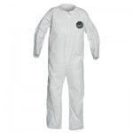 DuPont NB120SWH4X002500 ProShield 50 Collared Coveralls with Open Wrists and Ankles