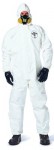 DuPont SL122BWH3X001200 Tychem SL Coveralls with attached Hood and Socks
