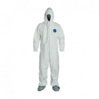 DuPont TY125SWH2X0025VP Tyvek 400 Coveralls with Attached Hood and Boots