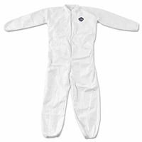 DuPont TY125SWH6X002500 Tyvek Coveralls with Elastic Wrists and Ankles