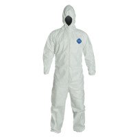 DuPont TY127SWH2X0025VP Tyvek Coveralls with Attached Hood