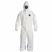 DuPont TD127SWB2X0025CM Tyvek Dual Coveralls with attached Hood