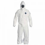 DuPont TD127SWBXL0025CM Tyvek Dual Coveralls with attached Hood