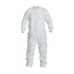 DuPont IC253BWHLG00250B Tyvek IsoClean Coveralls with Zipper