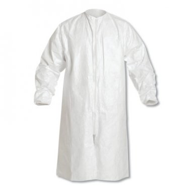 DuPont IC264SWHXL0030CS Tyvek IsoClean Frocks