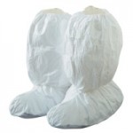 DuPont IC458BWHXL01000C Tyvek IsoClean High Boot Covers with Gripper Soles