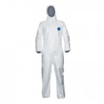 DuPont TY198SWHLG0025LA Tyvek Xpert Type 5/6 Coverall with Hood