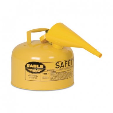 Eagle Mfg UI25FSY Type 1 Safety Can With Funnel