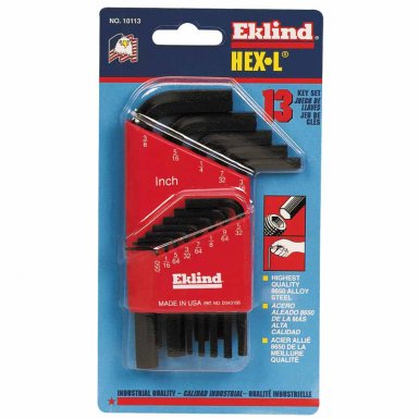 Eklind Tool 10113 Eklind Tool Hex-L Key Sets