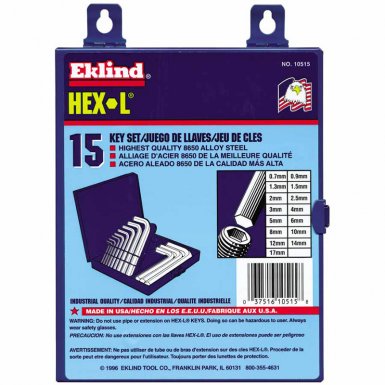 Eklind Tool 10515 Eklind Tool Hex-L Key Sets