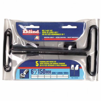 Eklind Tool 35165 Eklind Tool Standard Grip Metric Hex T-Key Sets