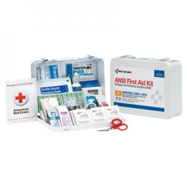 First Aid Only 90560 ANSI A Type III Weatherproof Bulk First Aid Metal Kits