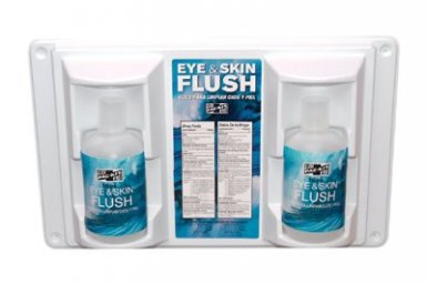 First Aid Only 24-102 Eye & Skin Flush Emergency Station/Replacement Twin Bottles