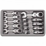 GearWrench 9550 10 Pc. Stubby Flex Combination Ratcheting Wrench Sets