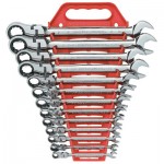 GearWrench 9702D 13 Pc. Flexible Combination Ratcheting Wrench Sets