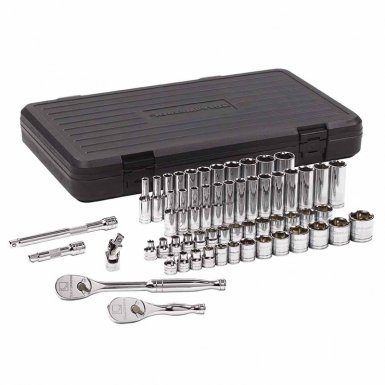 GearWrench 80550 57 Piece 3/8 in Dr. SAE/Metric Socket Sets