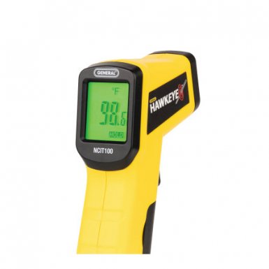 General Tools NCIT100 Hawkeye Non-Contact Infrared Thermometers for Human Temperature Reading