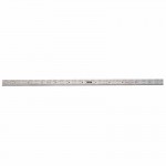 General Tools CF1216 Industrial Precision Satin Chrome Stainless Steel Rules