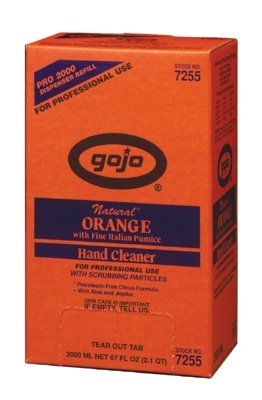 Gojo 7255-04 Natural Orange Pumice Hand Cleaners