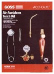 Goss KA-1H Feather Flame Air-Acetylene Torch Outfits