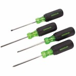 Greenlee 0353-01C 4-Piece Square-Recess Tip Driver Sets