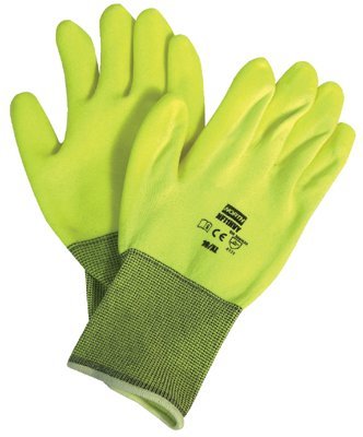 Honeywell NF11HVY/7S North NorthFlex Neon Hi-Viz PVC Palm Coated Gloves