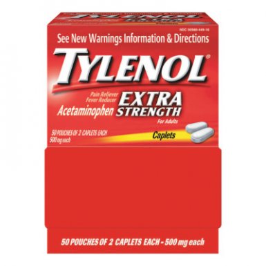 Johnson & Johnson 44910 Tylenol Extra Strength CapletsTwo Pack