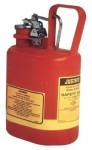 Justrite 14160 Oval Nonmetallic Type l Safety Cans for Flammables