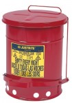 Justrite 9200 Red Oily Waste Cans