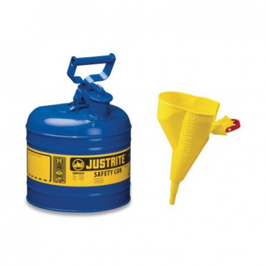 Justrite 7120310 Type I Steel Safety Cans