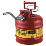 Justrite 7220120 Type II AccuFlow Safety Cans