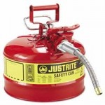 Justrite 7225120 Type II AccuFlow Safety Cans