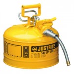 Justrite 7225220 Type II AccuFlow Safety Cans