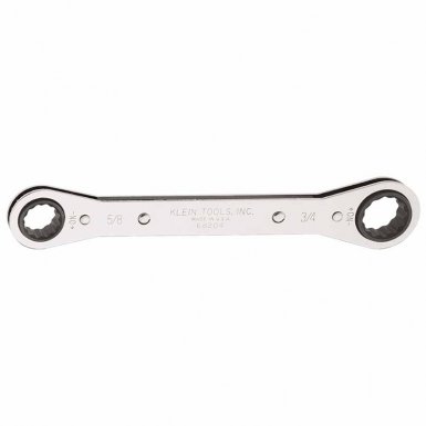 KLEIN TOOLS 68204 Double Hex Ratchet Box Wrenches