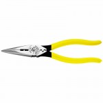 KLEIN TOOLS D203-8NCR Heavy-Duty Long Nose Pliers
