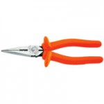 KLEIN TOOLS D203-8-INS Insulated Heavy-Duty Long-Nose Pliers