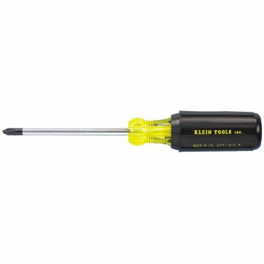 KLEIN TOOLS 603-4 Profilated Phillips-Tip Cushion-Grip Screwdrivers