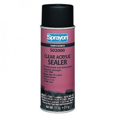 Krylon S02000000 Sprayon Clear Acrylic Sealants